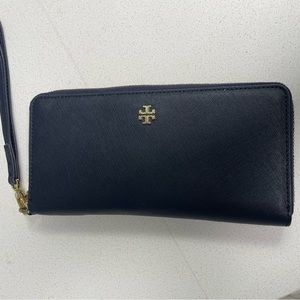 Blue Tory Burch Wallet Wristlet - Like New